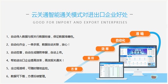 云關(guān)通智能通關(guān)平臺(tái)對(duì)進(jìn)出口企業(yè)好處