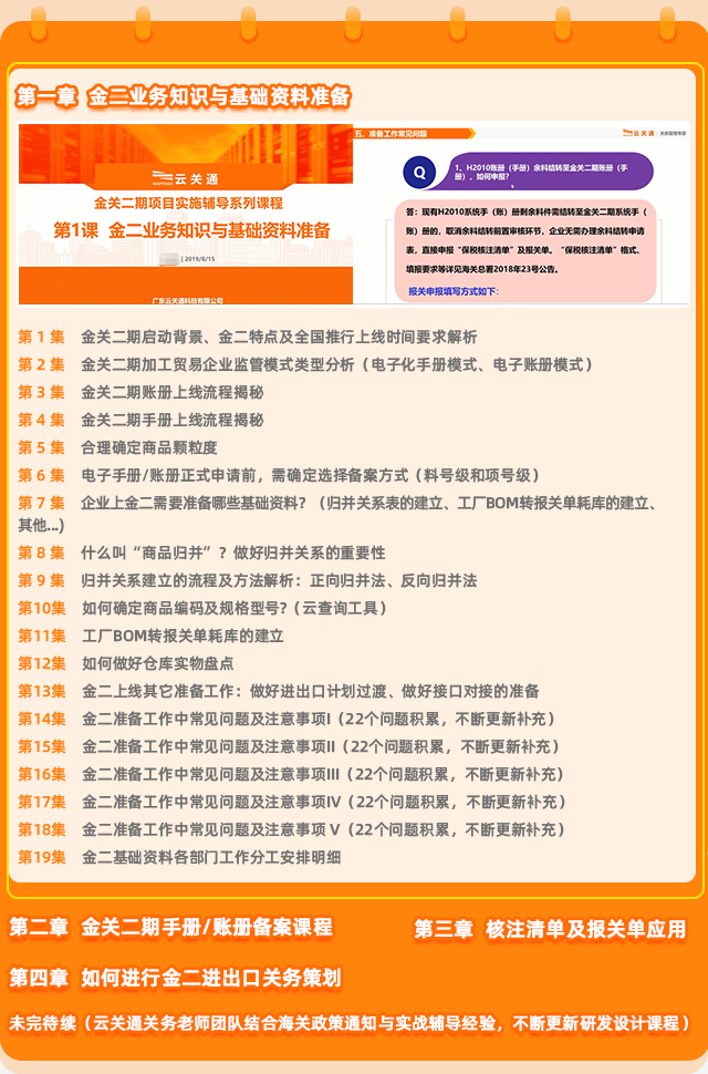 溫馨提醒：免費(fèi)領(lǐng)取 云關(guān)通金關(guān)二期系列輔導(dǎo)課程第一章（每天僅20個(gè)名額）